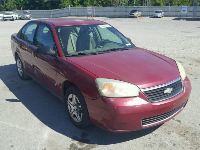 1G1ZS58F57F129097 - 2007 CHEVROLET MALIBU LS მუქწითელი ფოტო 1