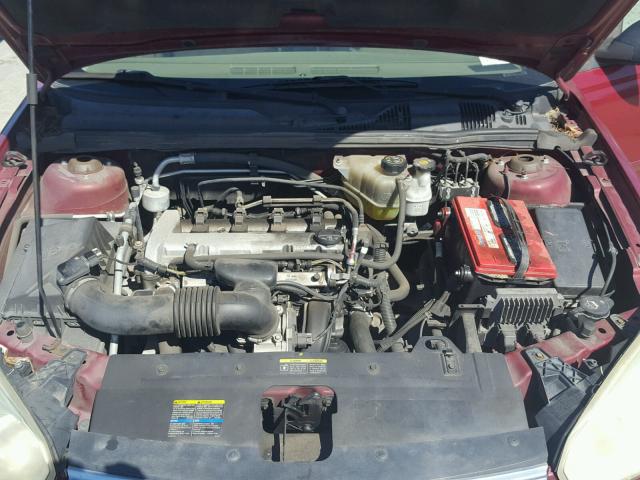 1G1ZS58F57F129097 - 2007 CHEVROLET MALIBU LS მუქწითელი ფოტო 7