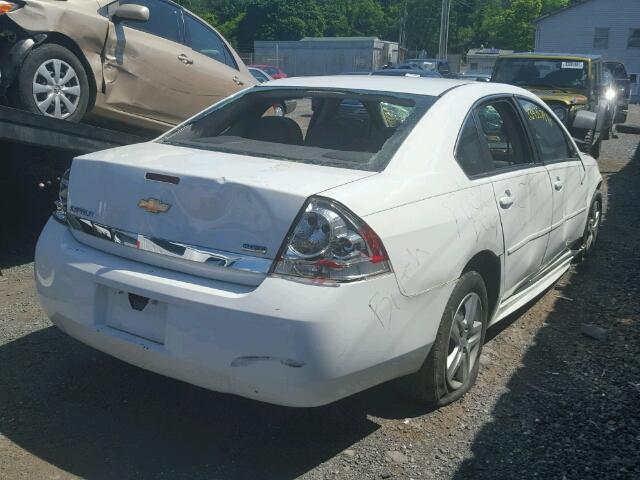 2G1WF5EK1B1143880 - 2011 CHEVROLET IMPALA LS WHITE photo 4