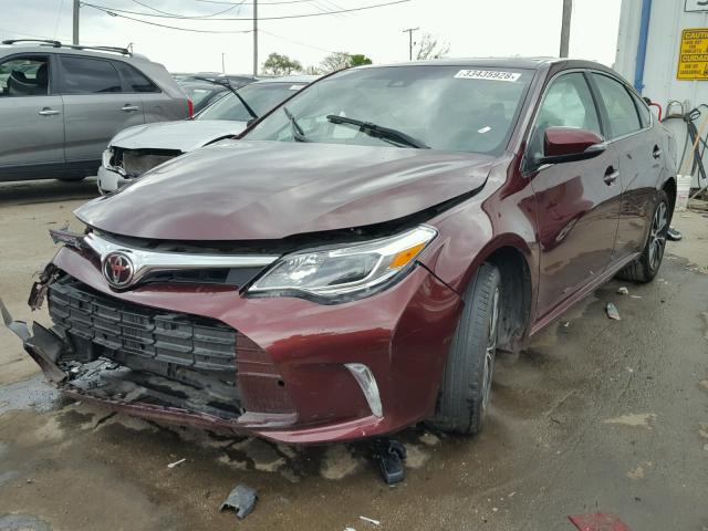 4T1BK1EBXJU266862 - 2018 TOYOTA AVALON XLE MAROON photo 2