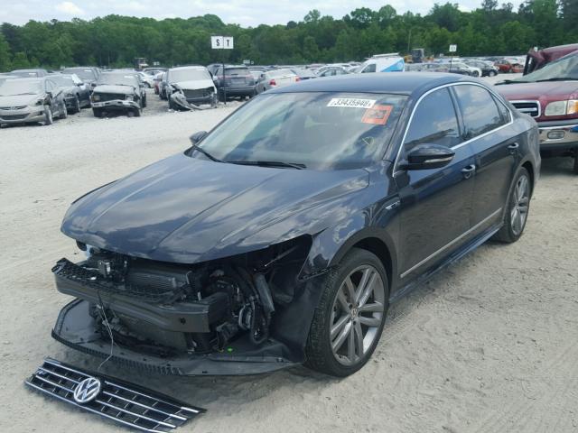 1VWDT7A39HC078942 - 2017 VOLKSWAGEN PASSAT R-L BLACK photo 2