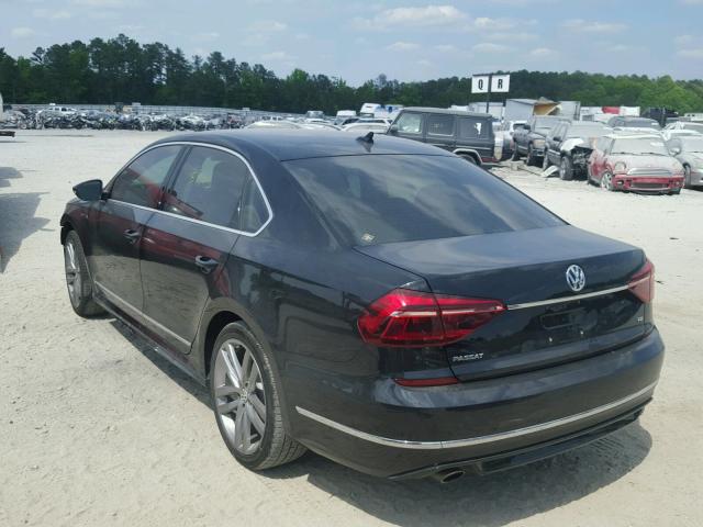 1VWDT7A39HC078942 - 2017 VOLKSWAGEN PASSAT R-L BLACK photo 3