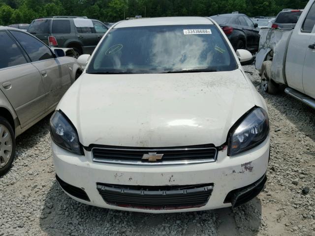 2G1WS553289282348 - 2008 CHEVROLET IMPALA POL WHITE photo 9