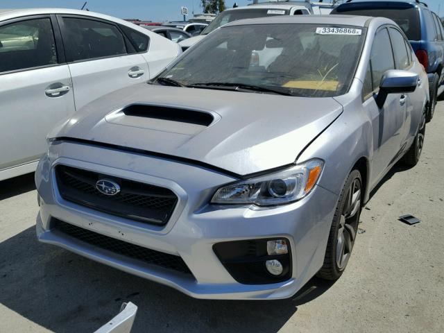 JF1VA1F69H9821132 - 2017 SUBARU WRX PREMIU SILVER photo 2