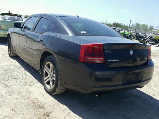 2B3KA53H47H654396 - 2007 DODGE CHARGER R/ BLACK photo 3