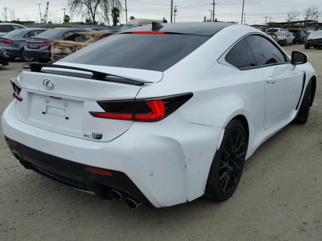 JTHHP5BC4F5001987 - 2015 LEXUS RC-F WHITE photo 4