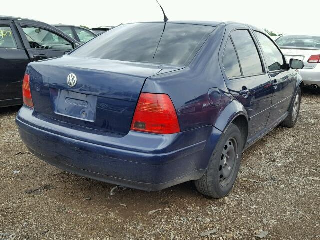 3VWSB69M62M168539 - 2002 VOLKSWAGEN JETTA GLS BLUE photo 4