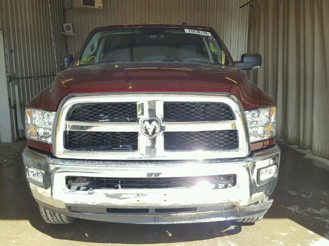 3C6UR5MJ4JG180157 - 2018 RAM 2500 SLT MAROON photo 9