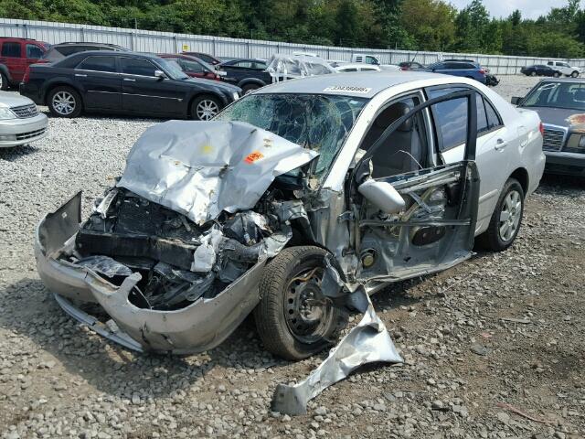 1NXBR32E04Z245237 - 2004 TOYOTA COROLLA CE SILVER photo 2