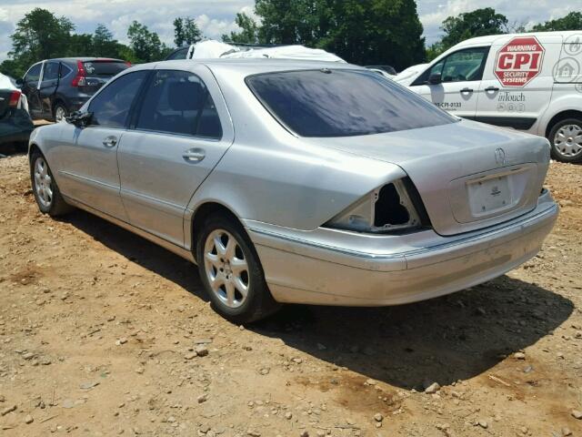 WDBNG83J76A462464 - 2006 MERCEDES-BENZ S430 4MATI SILVER photo 3