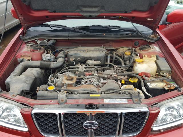 JF1SF65652H753444 - 2002 SUBARU FORESTER S Qırmızı foto 7