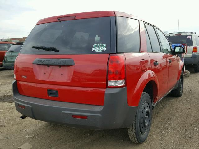 5GZCZ33D04S809817 - 2004 SATURN VUE RED photo 4