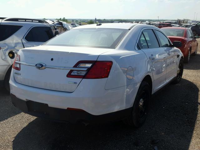 1FAHP2MK5HG106636 - 2017 FORD TAURUS POL WHITE photo 4