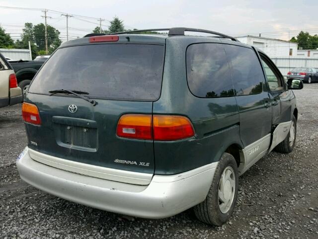 4T3ZF13C1XU143207 - 1999 TOYOTA SIENNA LE GREEN photo 4