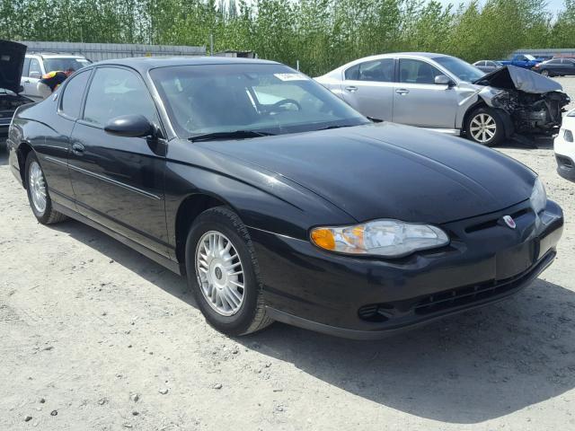 2G1WW12E3Y9354922 - 2000 CHEVROLET MONTE CARL შავი ფოტო 1