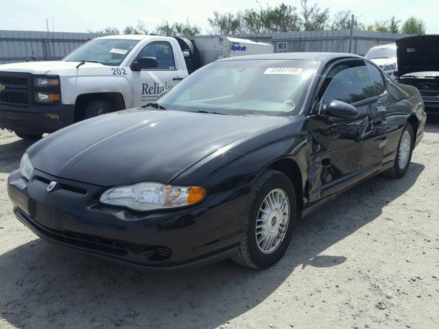2G1WW12E3Y9354922 - 2000 CHEVROLET MONTE CARL შავი ფოტო 2