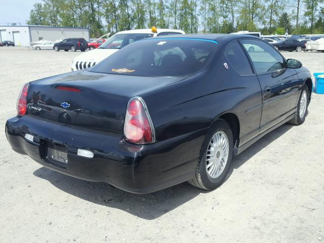 2G1WW12E3Y9354922 - 2000 CHEVROLET MONTE CARL შავი ფოტო 4