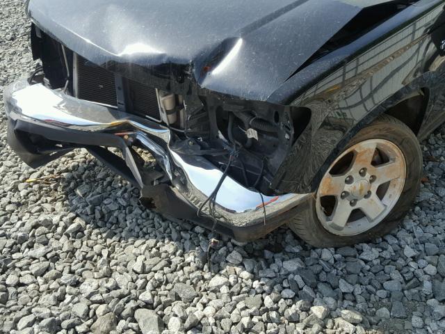 1GCESCF95C8129591 - 2012 CHEVROLET COLORADO L BLACK photo 9