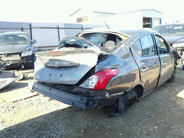 3N1CN7AP9EK464362 - 2014 NISSAN VERSA S SILVER photo 4