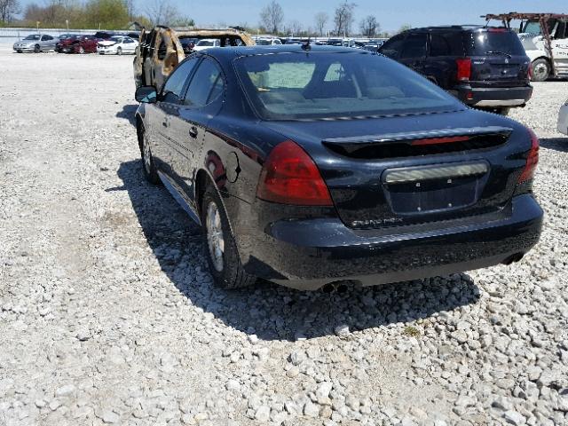 2G2WP552661299248 - 2006 PONTIAC GRAND PRIX BLACK photo 3