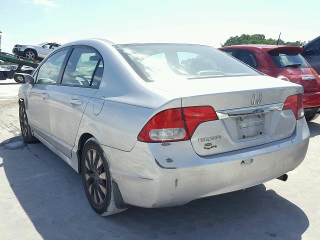 2HGFA16919H329335 - 2009 HONDA CIVIC EXL Gümüş foto 3