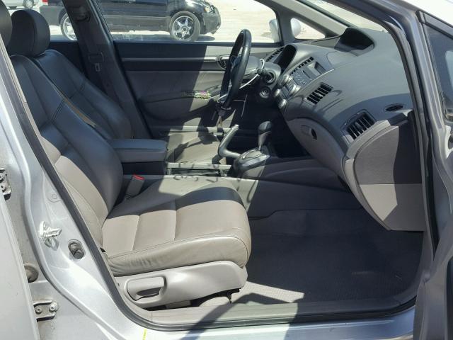2HGFA16919H329335 - 2009 HONDA CIVIC EXL Gümüş foto 5
