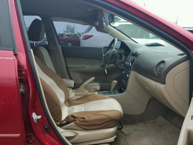 1YVFP80C845N19041 - 2004 MAZDA 6 I Rojo foto 5