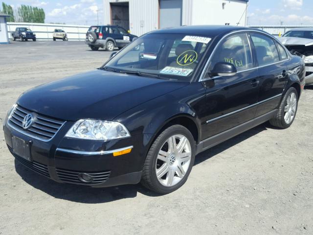 WVWAD63B95P035210 - 2005 VOLKSWAGEN PASSAT GLS BLACK photo 2