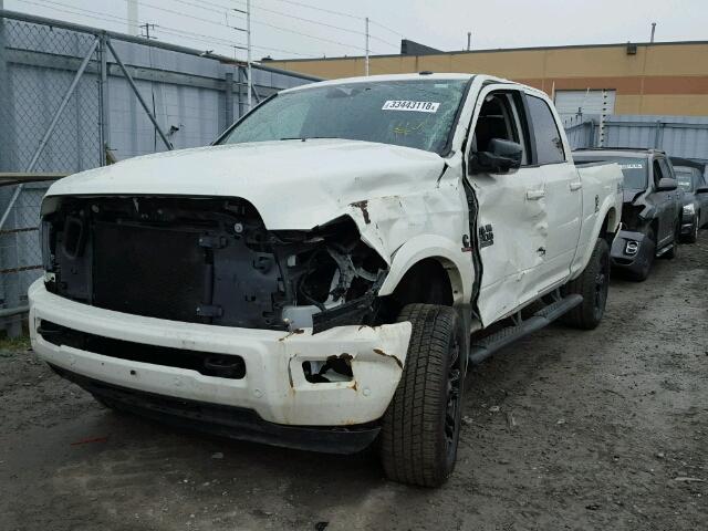 3C6UR5FL6HG516027 - 2017 RAM 2500 LARAM WHITE photo 2