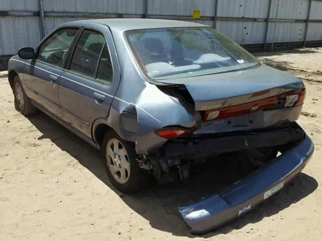 1N4AB41D0XC706858 - 1999 NISSAN SENTRA BAS BLUE photo 3