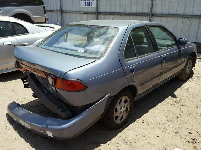 1N4AB41D0XC706858 - 1999 NISSAN SENTRA BAS BLUE photo 4