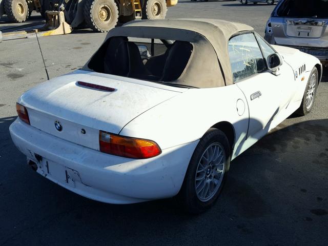 4USCH7329VLE04834 - 1997 BMW Z3 1.9 WHITE photo 4