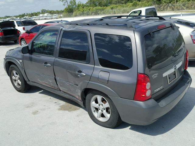 4F2CZ04196KM30936 - 2006 MAZDA TRIBUTE S GRAY photo 3