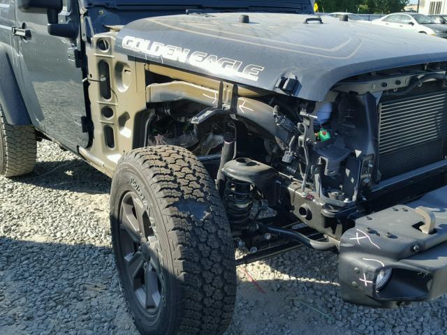 1C4AJWAG2JL924908 - 2018 JEEP WRANGLER S GRAY photo 9