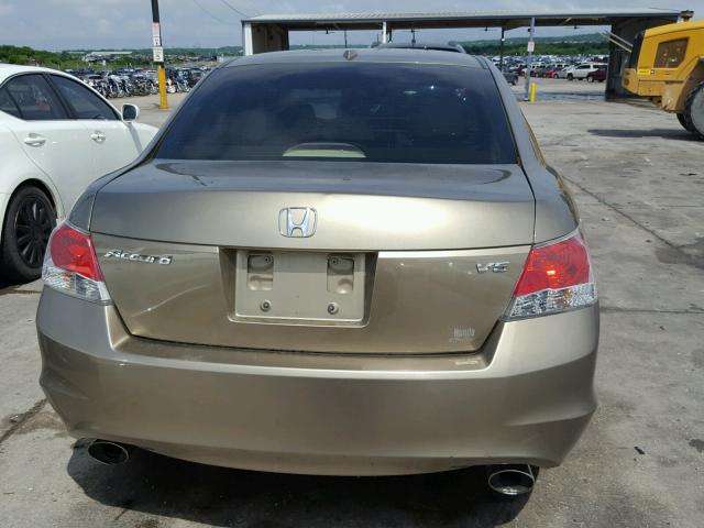 1HGCP3F8XAA013679 - 2010 HONDA ACCORD EXL GOLD photo 9