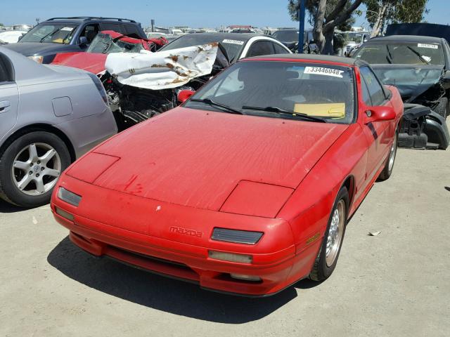 JM1FC3525L0712960 - 1990 MAZDA RX7 RED photo 2