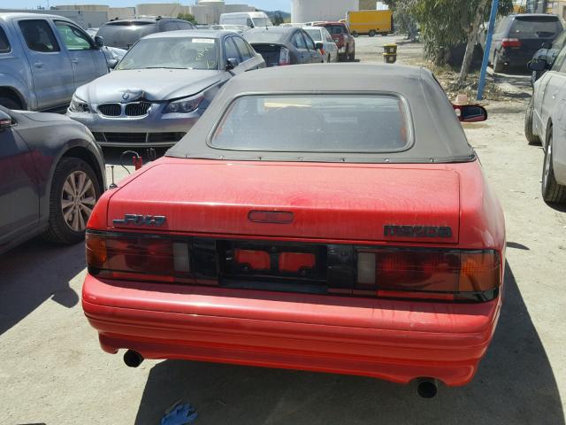 JM1FC3525L0712960 - 1990 MAZDA RX7 RED photo 6