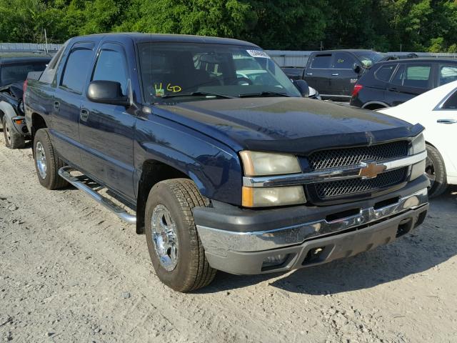 3GNEC12T24G284301 - 2004 CHEVROLET AVALANCHE BLUE photo 1