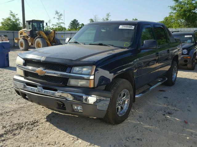 3GNEC12T24G284301 - 2004 CHEVROLET AVALANCHE BLUE photo 2