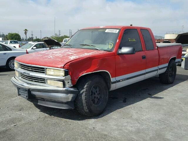 2GCEC19K2S1116587 - 1995 CHEVROLET GMT-400 C1 RED photo 2