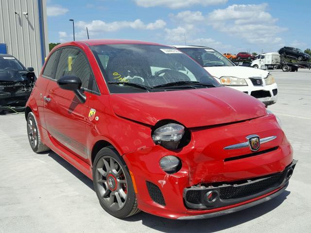 3C3CFFFH9DT520660 - 2013 FIAT 500 ABARTH RED photo 1