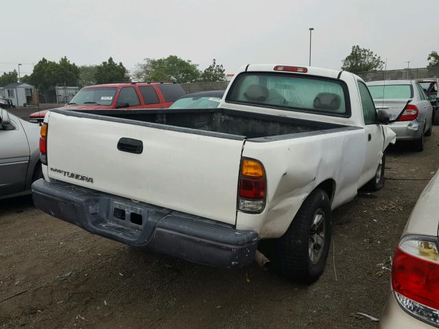 5TBJN32123S392597 - 2003 TOYOTA TUNDRA WHITE photo 4