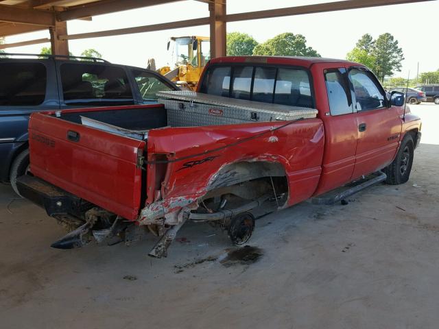 3B7HC13ZXSM171669 - 1995 DODGE RAM 1500 RED photo 4