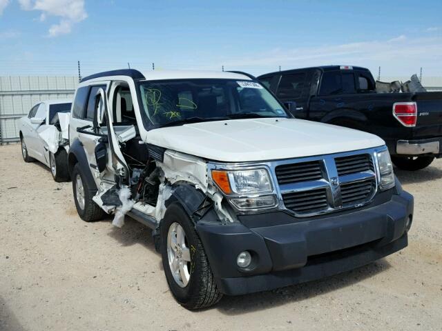 1D8GT28KX7W582852 - 2007 DODGE NITRO SXT WHITE photo 1