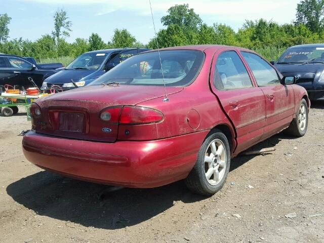 3FALP6533VM115152 - 1997 FORD CONTOUR BA MAROON photo 4