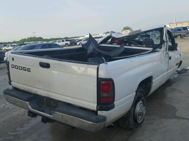 3B7KC26662M223831 - 2002 DODGE RAM 2500 WHITE photo 4