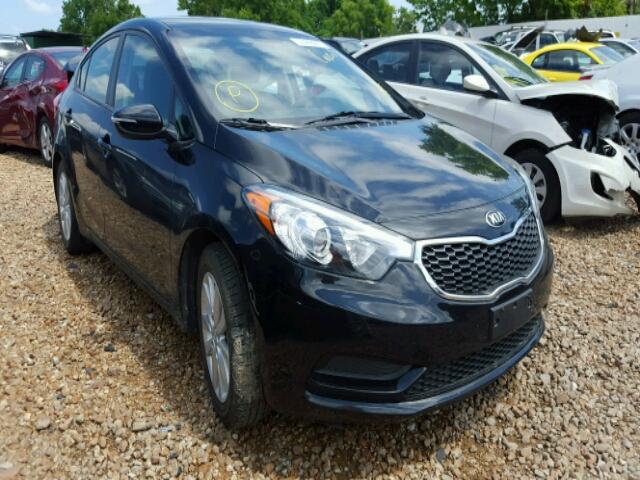 KNAFX4A64G5574711 - 2016 KIA FORTE LX BLACK photo 1