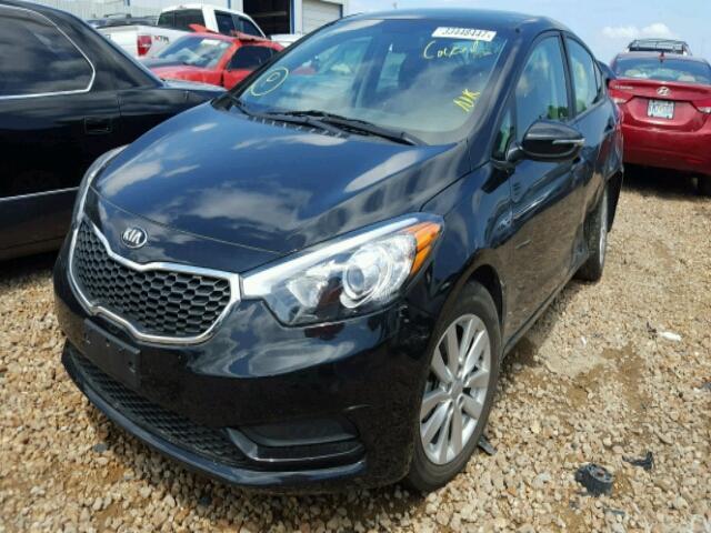 KNAFX4A64G5574711 - 2016 KIA FORTE LX BLACK photo 2