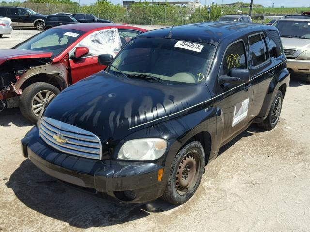 3GNDA13D58S616842 - 2008 CHEVROLET HHR LS BLACK photo 2