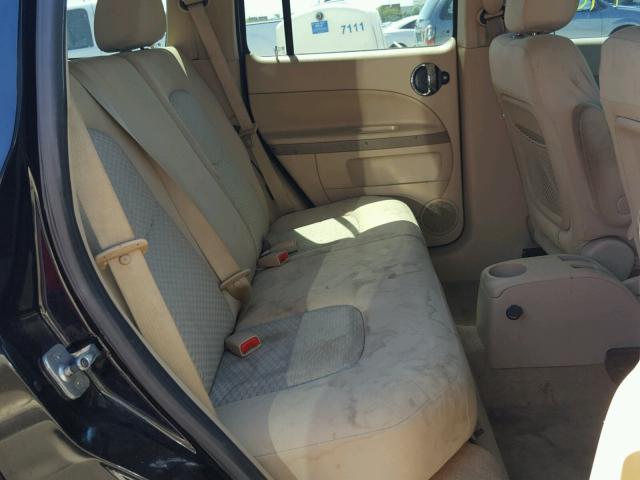 3GNDA13D58S616842 - 2008 CHEVROLET HHR LS BLACK photo 6